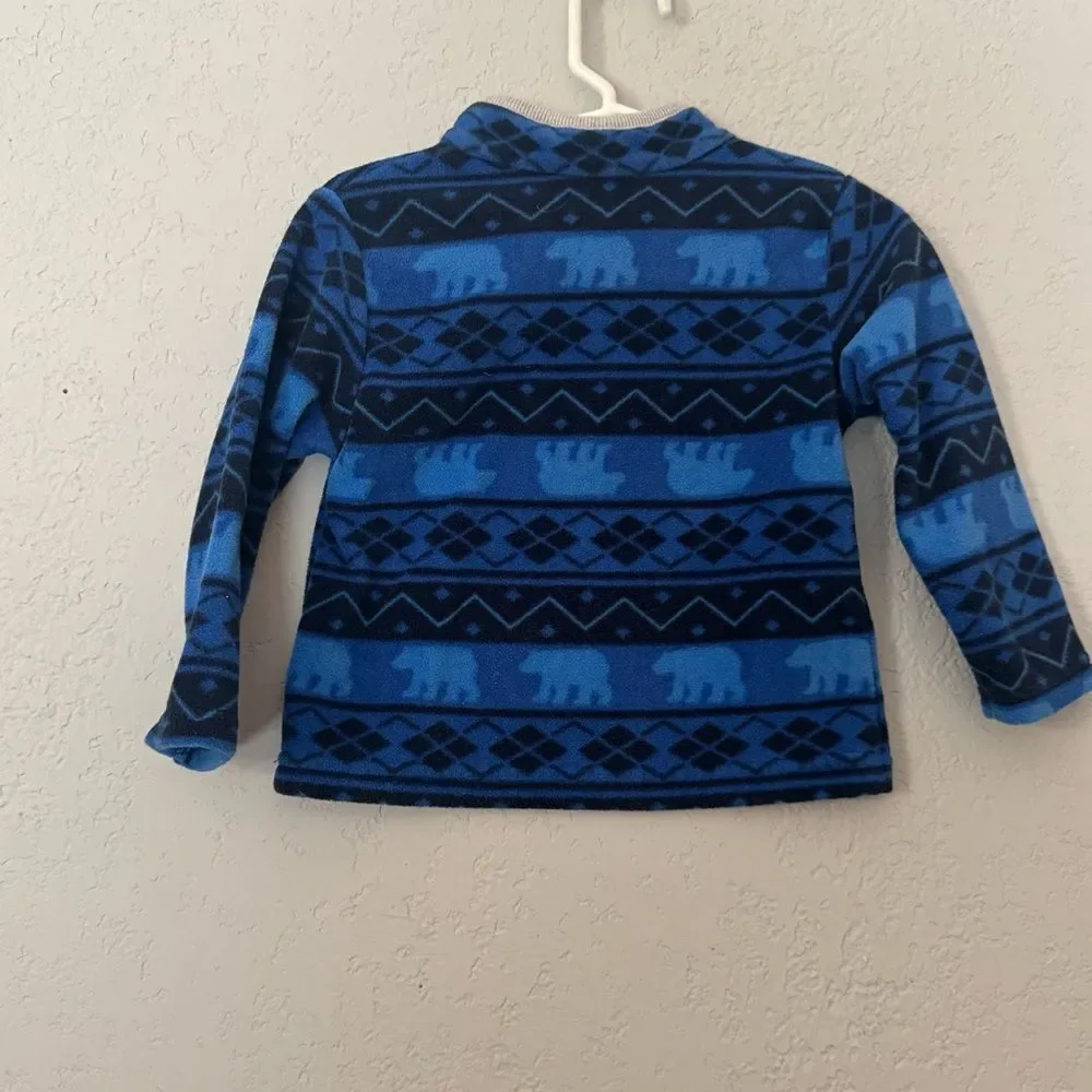 Carter's Blue Fleece Pullover